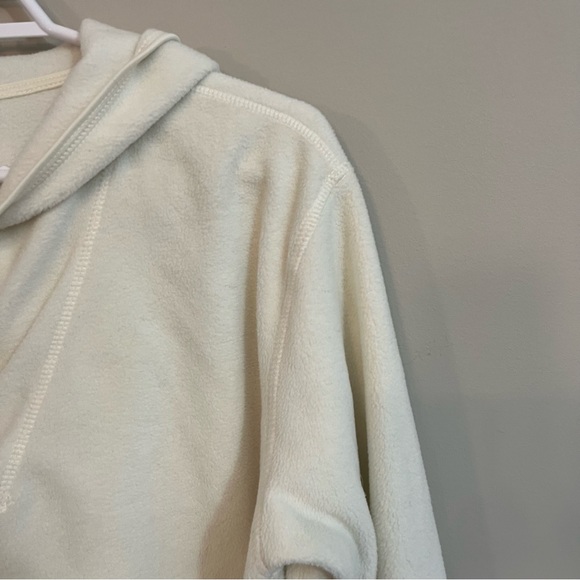 H&M fleece hooded quarter zip sweater - size M - Picture 6 of 7